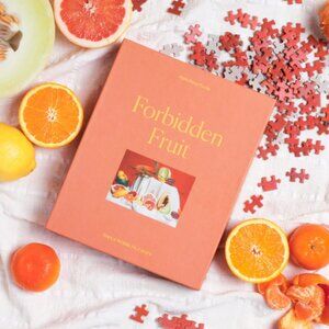 Piecework Puzzles +Broccoli Magazine Forbidden Fruit Puzzle